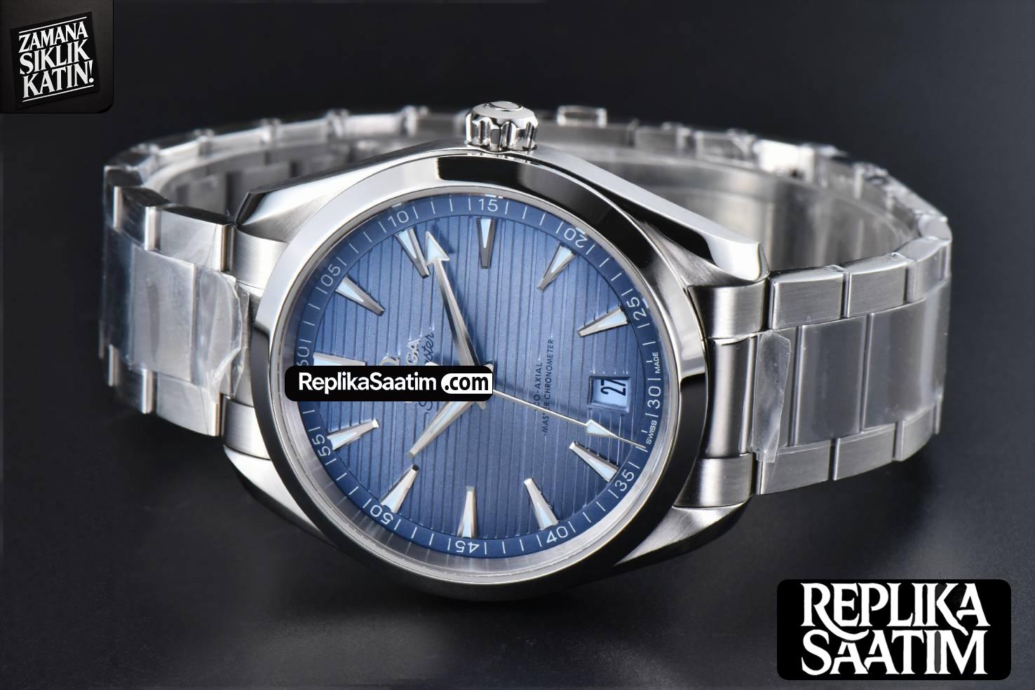 Aqua Terra 150m 41mm VSF Summer Blue Dial SS Bracelet A8900 -11