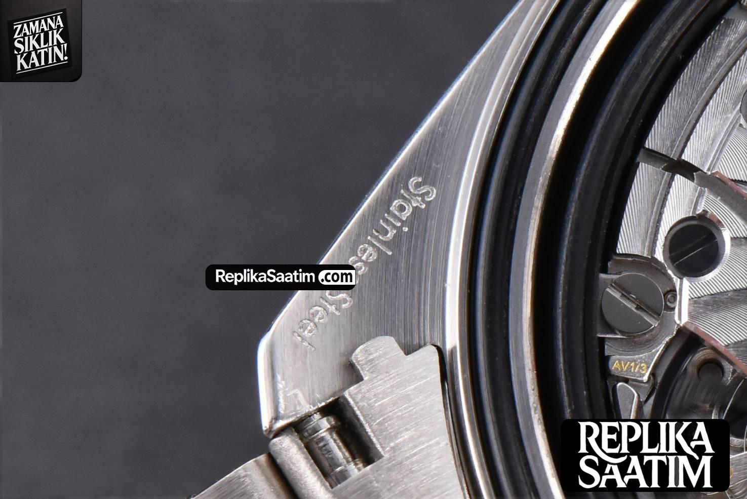 Aqua Terra 150M Master Chronometers VSF 41MM Black Dial Green Hand SS Bracelet A8900 -18