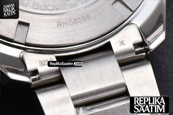 Aquaracer 300M 41mm OF Red Bezel Black Dial SS Bracelet SW200 -15