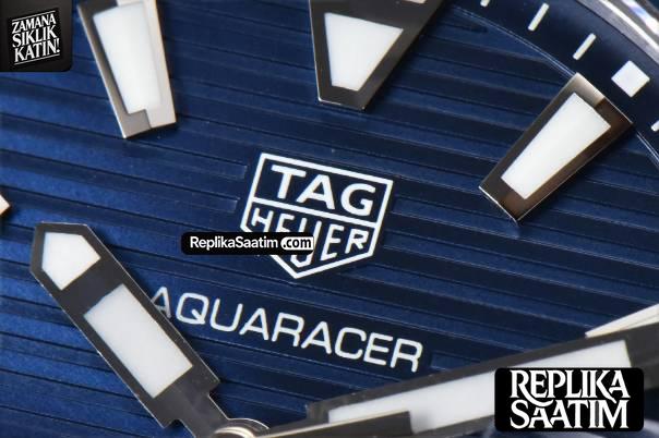 Aquaracer Caliber 5 43mm OF Dark Blue Dial Blue Rubber Strap SW200 -04
