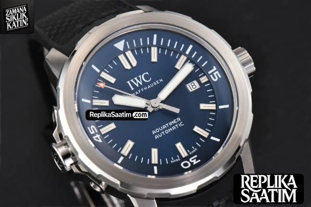 Aquatimer Chrono 44mm RSF Blue Dial Black Rubber Strap A7750 -11