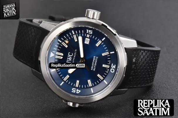 Aquatimer Chrono 44mm RSF Blue Dial Black Rubber Strap A7750 -12