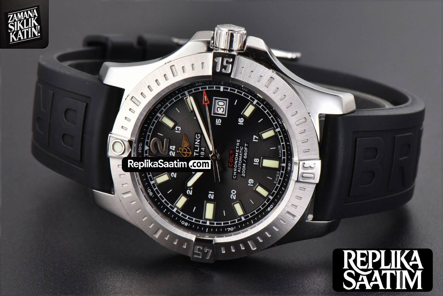 Avenger Automatic 43mm TF Black Dial Black Nylon Strap A2824 -12