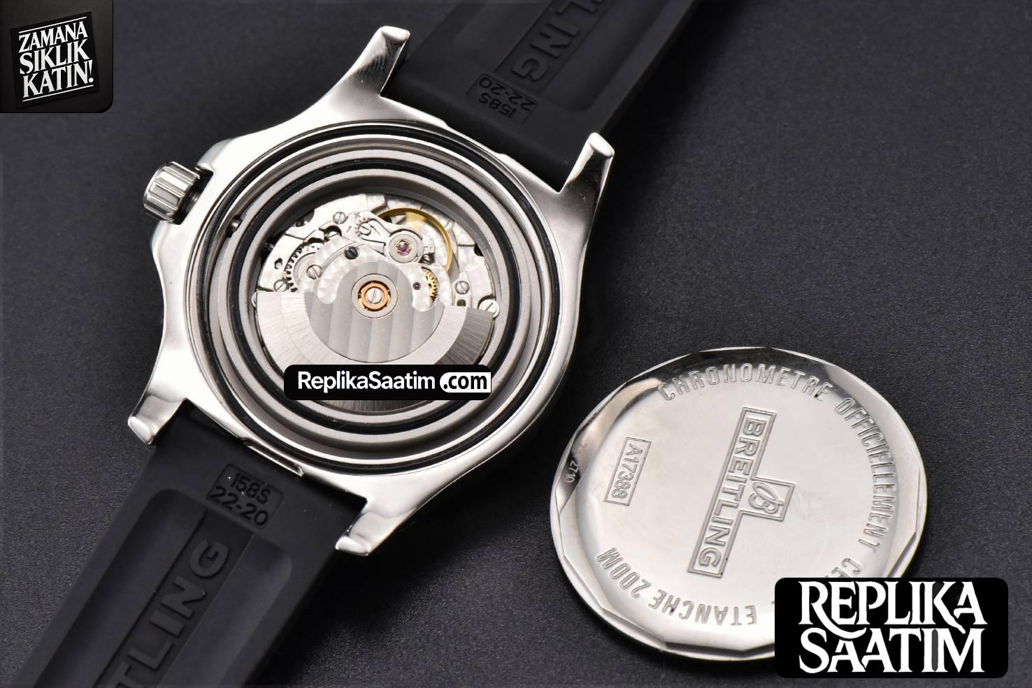 Avenger Automatic 43mm TF Black Dial Black Nylon Strap A2824 -17
