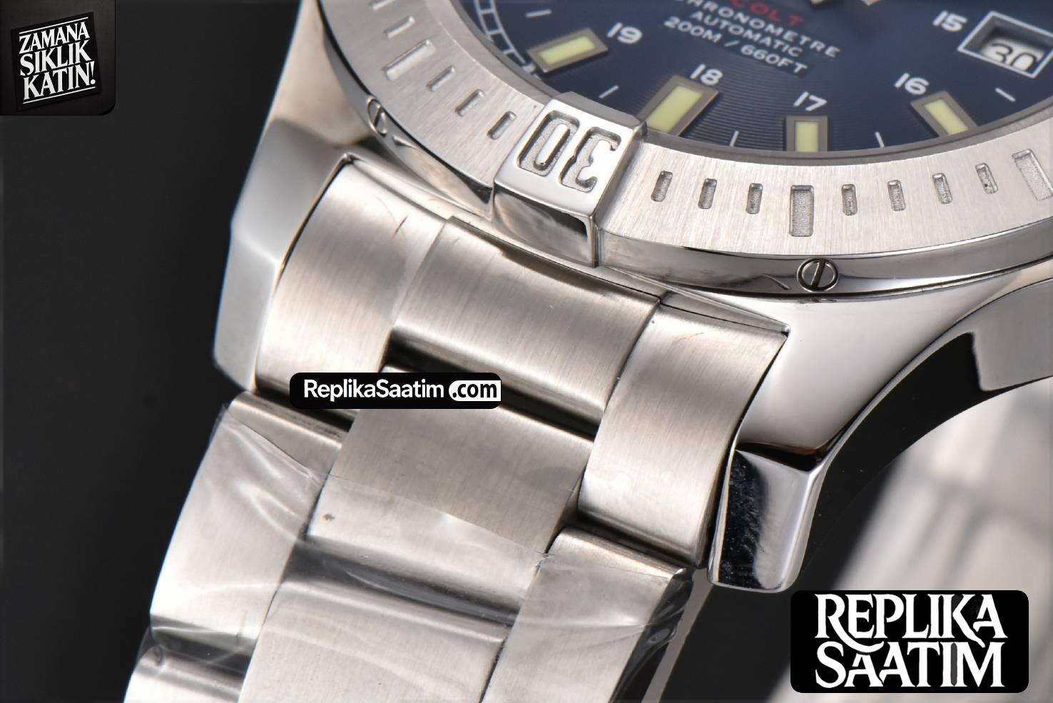 Avenger Automatic 43mm TF Blue Dial SS Bracelet A2824 -09