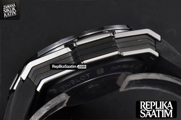 Big Bang Sang Bleu II 45mm ZF Black Ceramic Skeleton Dial Black Rubber Strap A1240 -13