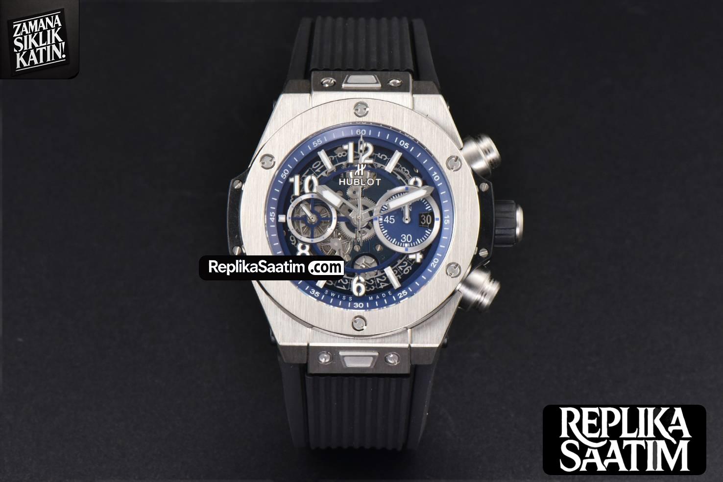 Big Bang Unico 45mm BBF Skeleton Dial Black Rubber Strap A1280 -02