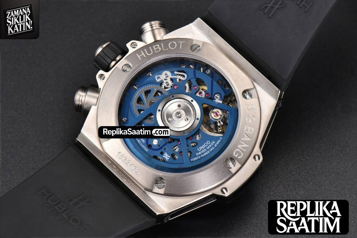 Big Bang Unico 45mm BBF Skeleton Dial Black Rubber Strap A1280 -15