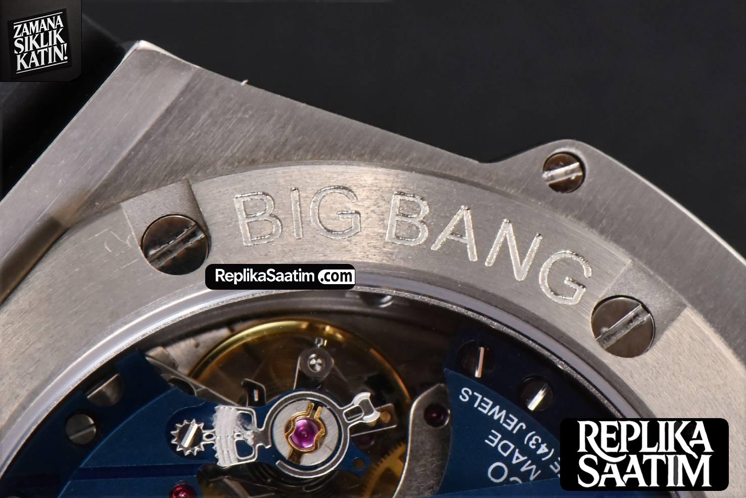 Big Bang Unico 45mm BBF Skeleton Dial Black Rubber Strap A1280 -26