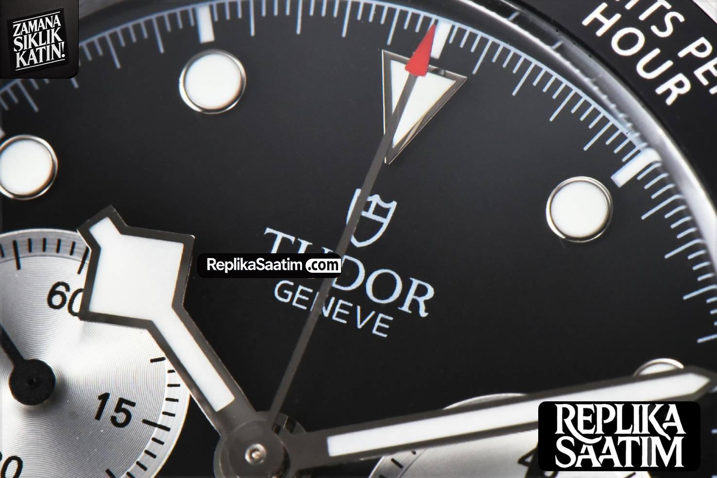 Black Bay Chrono 41mm TWSF Black Dial SS Bracelet A7750 -04