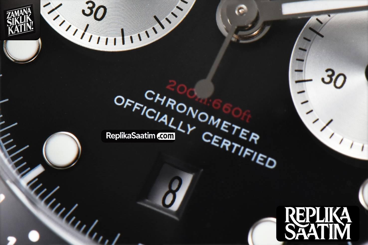 Black Bay Chrono 41mm TWSF Black Dial SS Bracelet A7750 -07