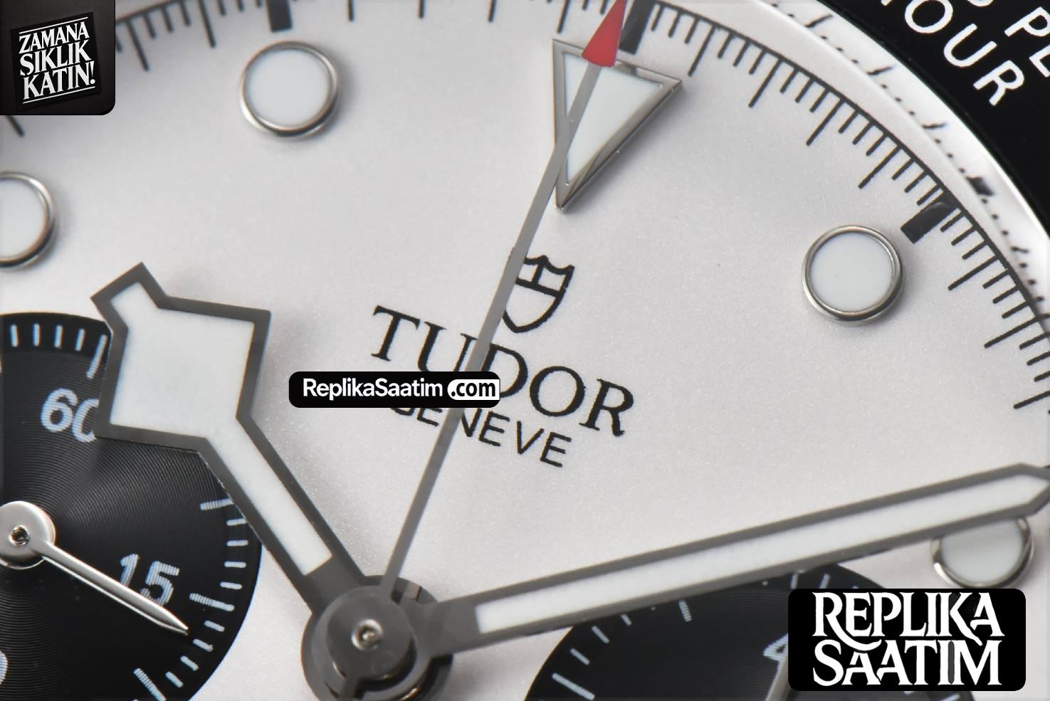 Black Bay Chrono 41mm TWSF White Dial SS Bracelet A7750 -04
