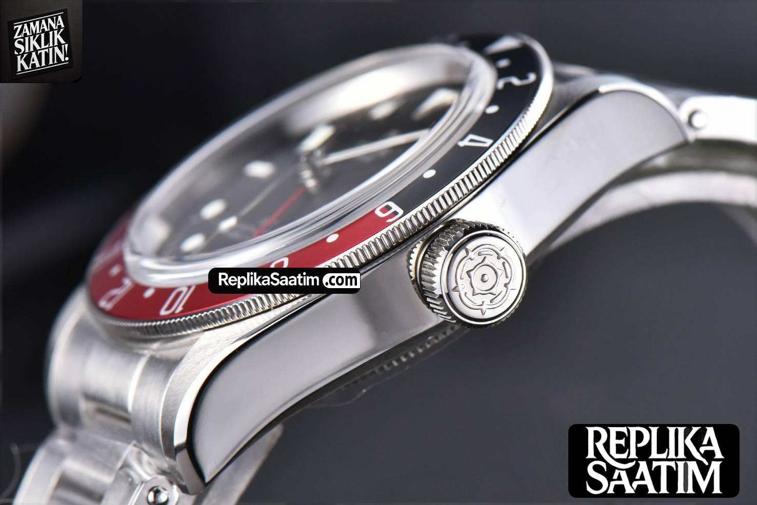Black Bay GMT Pepsi Blue/Red 41mm ZF Black Dial SS Bracelet A2836 -11