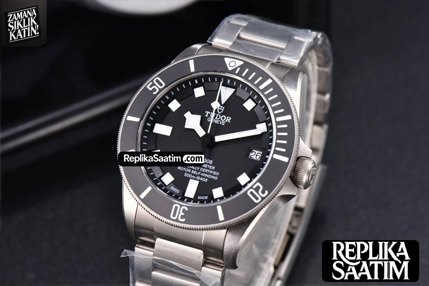 Black Pelagos 42MM ZF Gray Titanium Bracelet A2824 -03