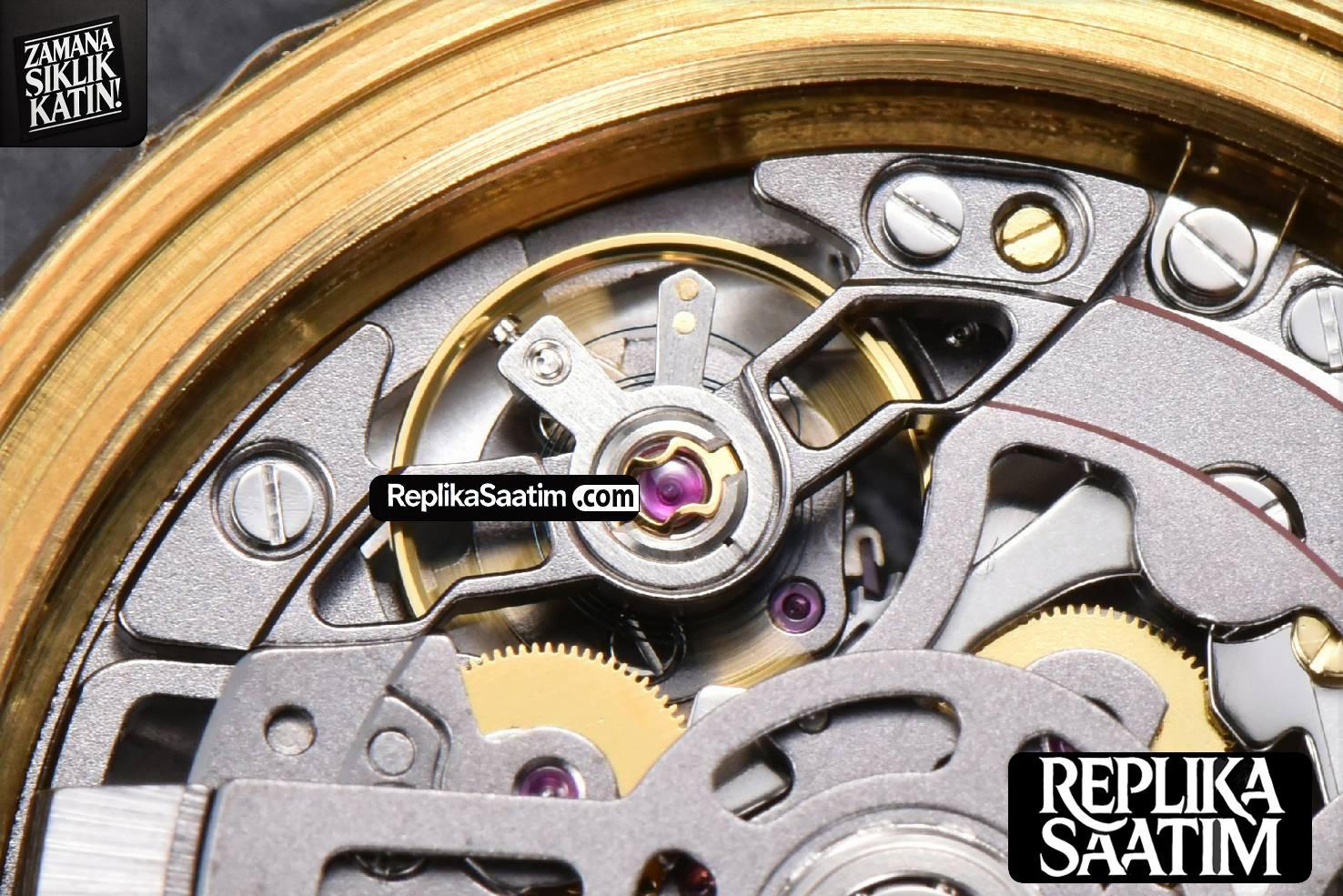 Blaken Daytona PVD RG Carbon 40MM GETF Skeleton Dial Pink Rubber Strap SA4130 -20
