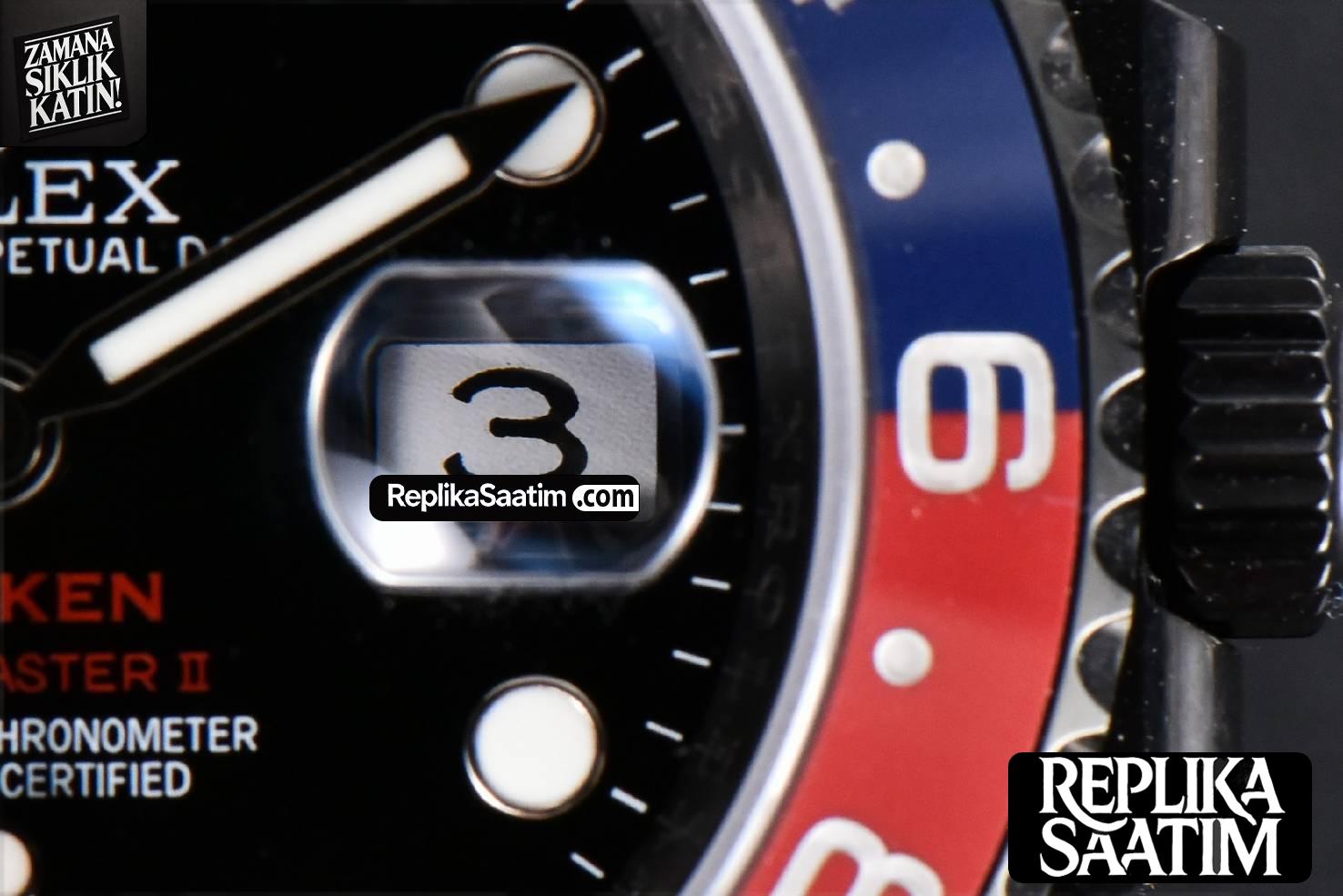 Blaken GMT Master IPKF Blue/Red Black Dial PVD Bracelet A2836 -20