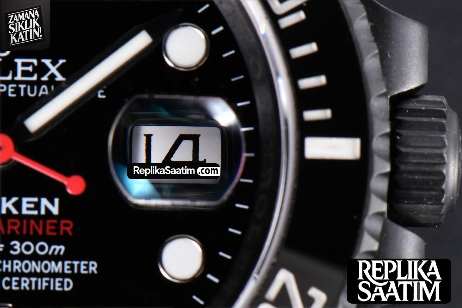 Blaken Submariner 116610 LN IPKF Red Hand Red Text PVD Bracelet A2836 -20