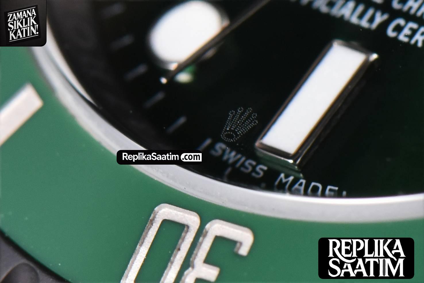 Blaken Submariner 116610 LV IPKF Green PVD Bracelet A2836 -11