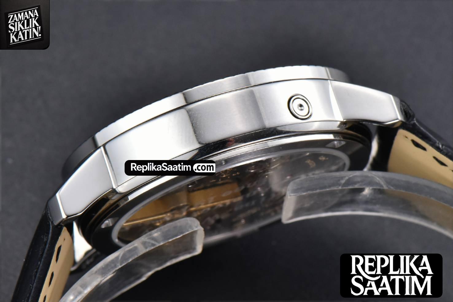 Calatrava 5057G IWF 36.5mm 50th Anniversary Gray Dial Leather Strap -13