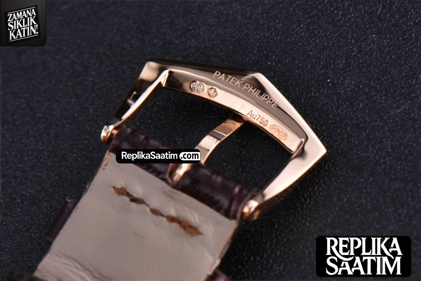 Calatrava 5296R RG 38mm ZF Ivory Dial Brown Leather Strap 324CS -22