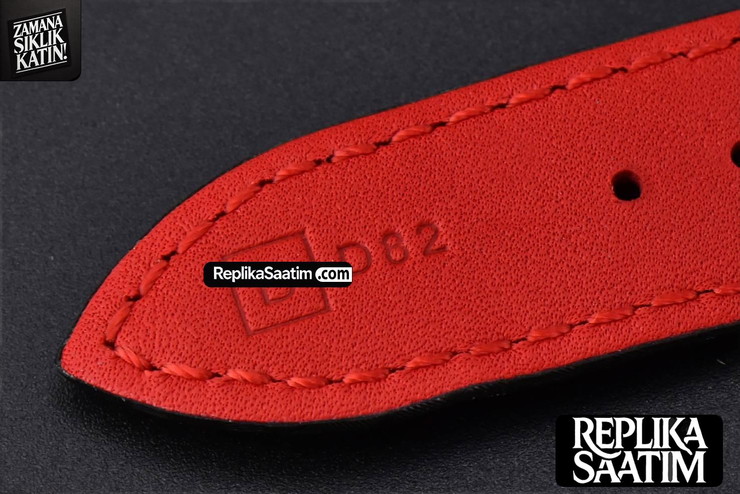 Calatrava 6007G 40mm ZF Black Dial Red Hand Nylon Strap 9015 -30