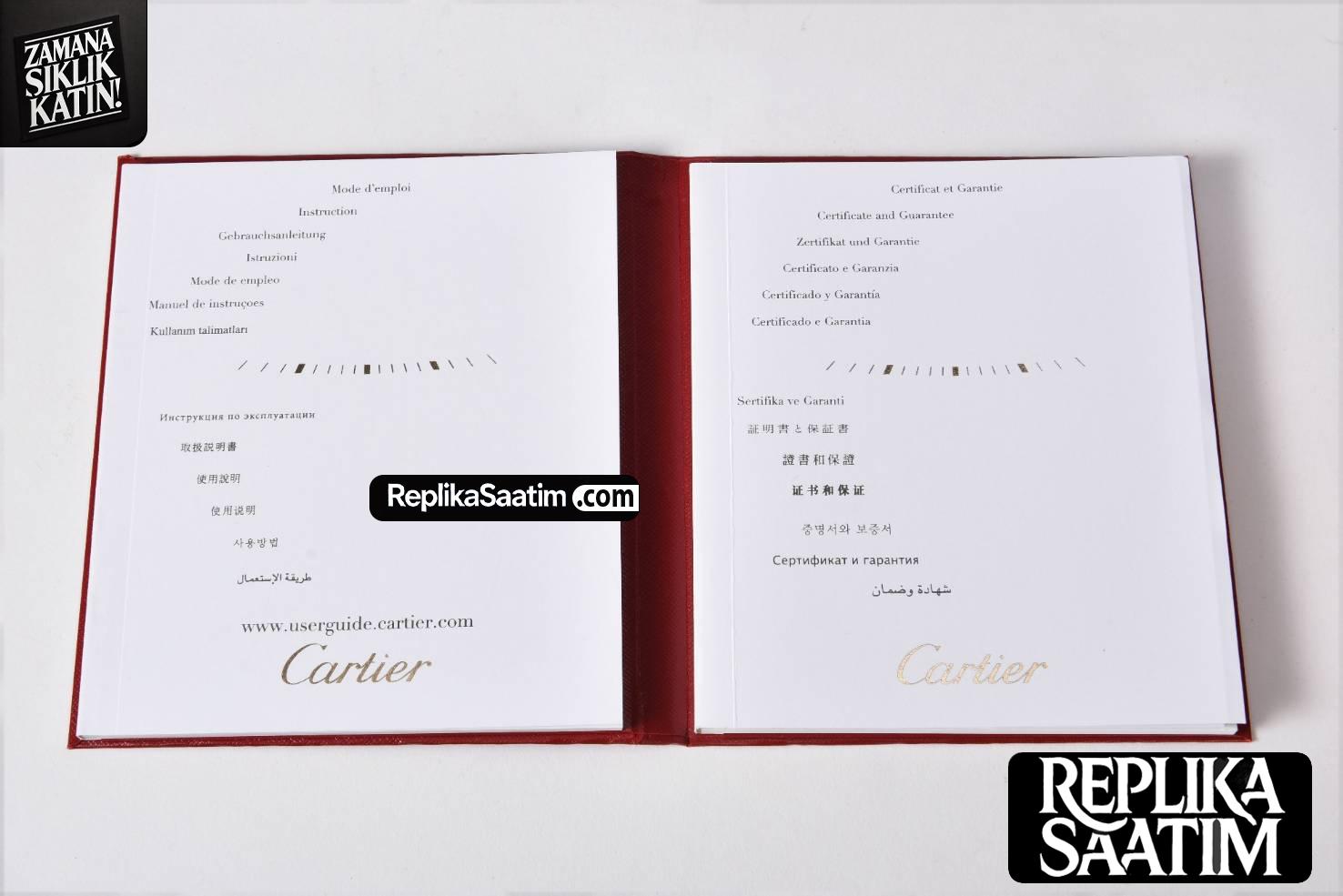 Cartier Box And Papers Black linling -21