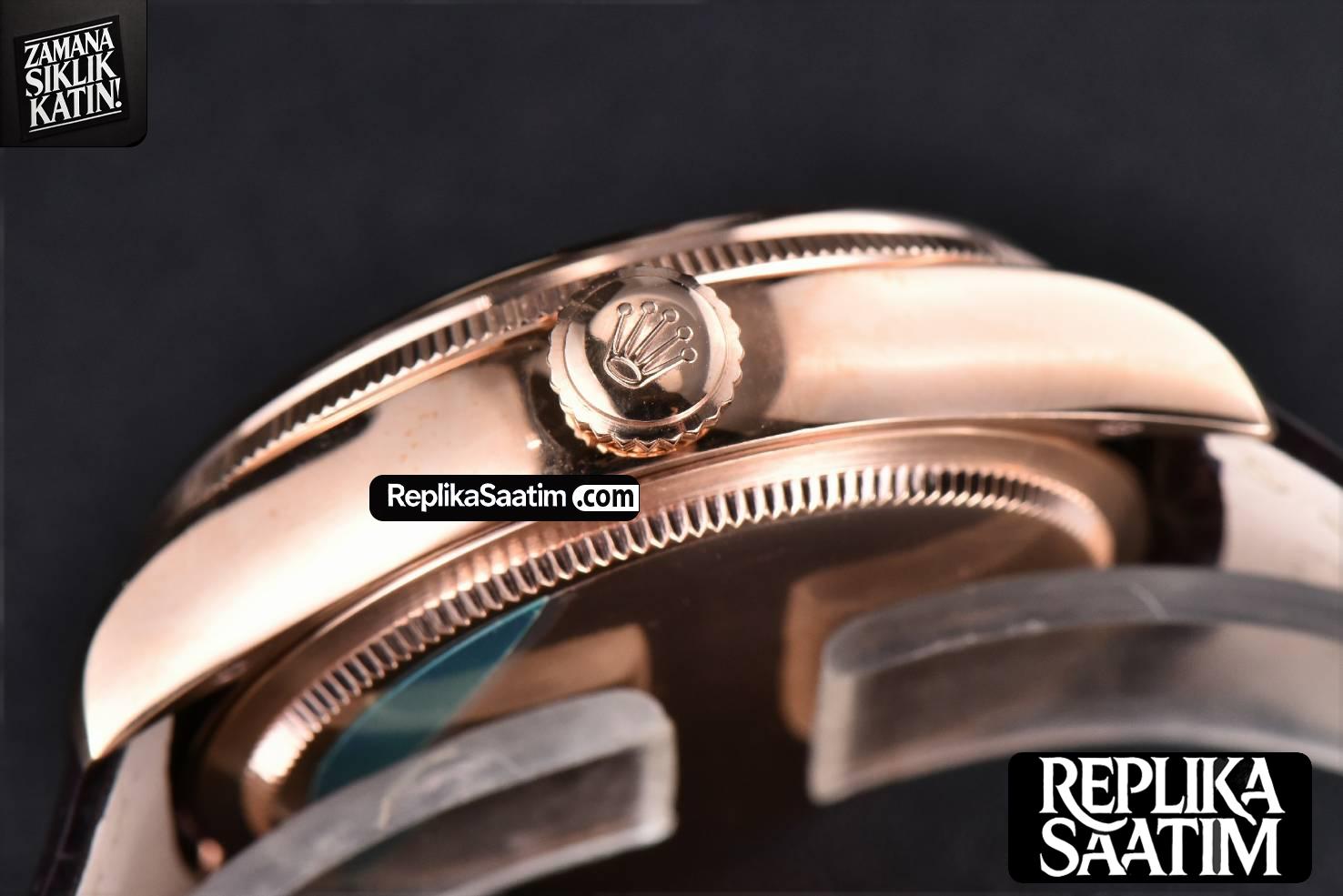 Cellini 50535 40mm Moonphase RG white dial KZF Asia 3195 Mod -13