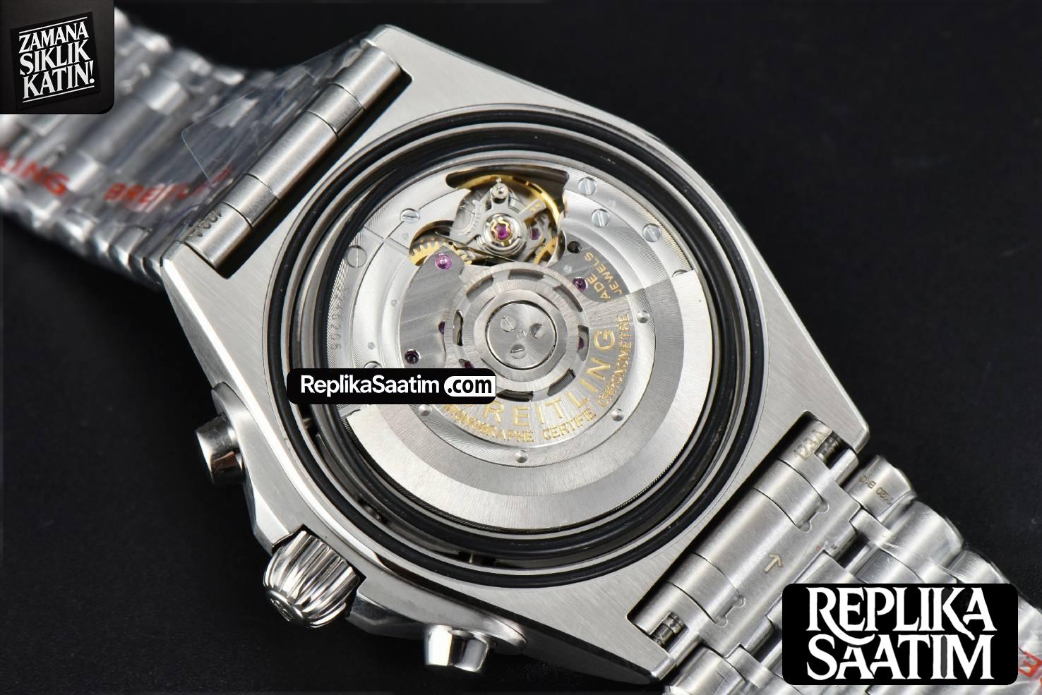 Chronomat B01 42MM GF RG/Black Dial SS Bracelet 7750 -19