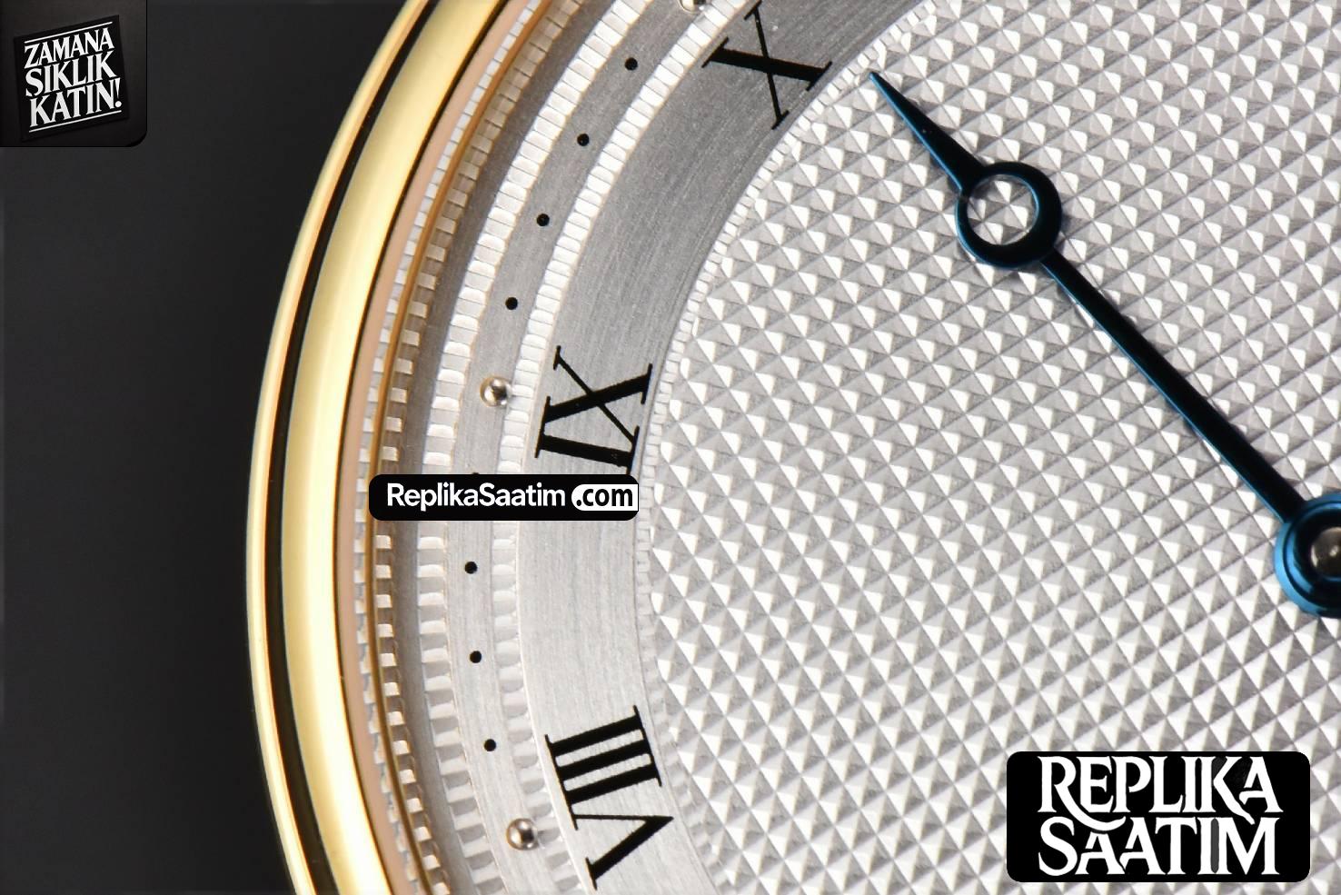 Classique 5177 38.5mm LTF YG White Dots Dial Roma Marker Brown Leather Strap MY9015 -05