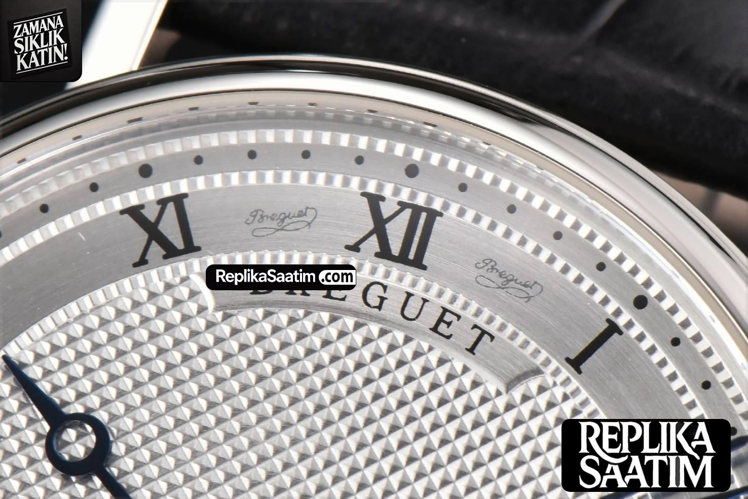 Classique 5177 40.5mm LTF White Dots Dial Roma Marker Black Leather Strap MY9015 -04