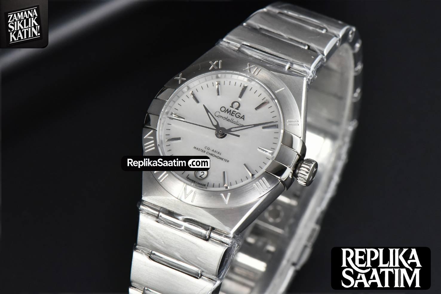 Constellation 29mm TWSF White Dial Stick Marker SS Bracelet A8700 -03