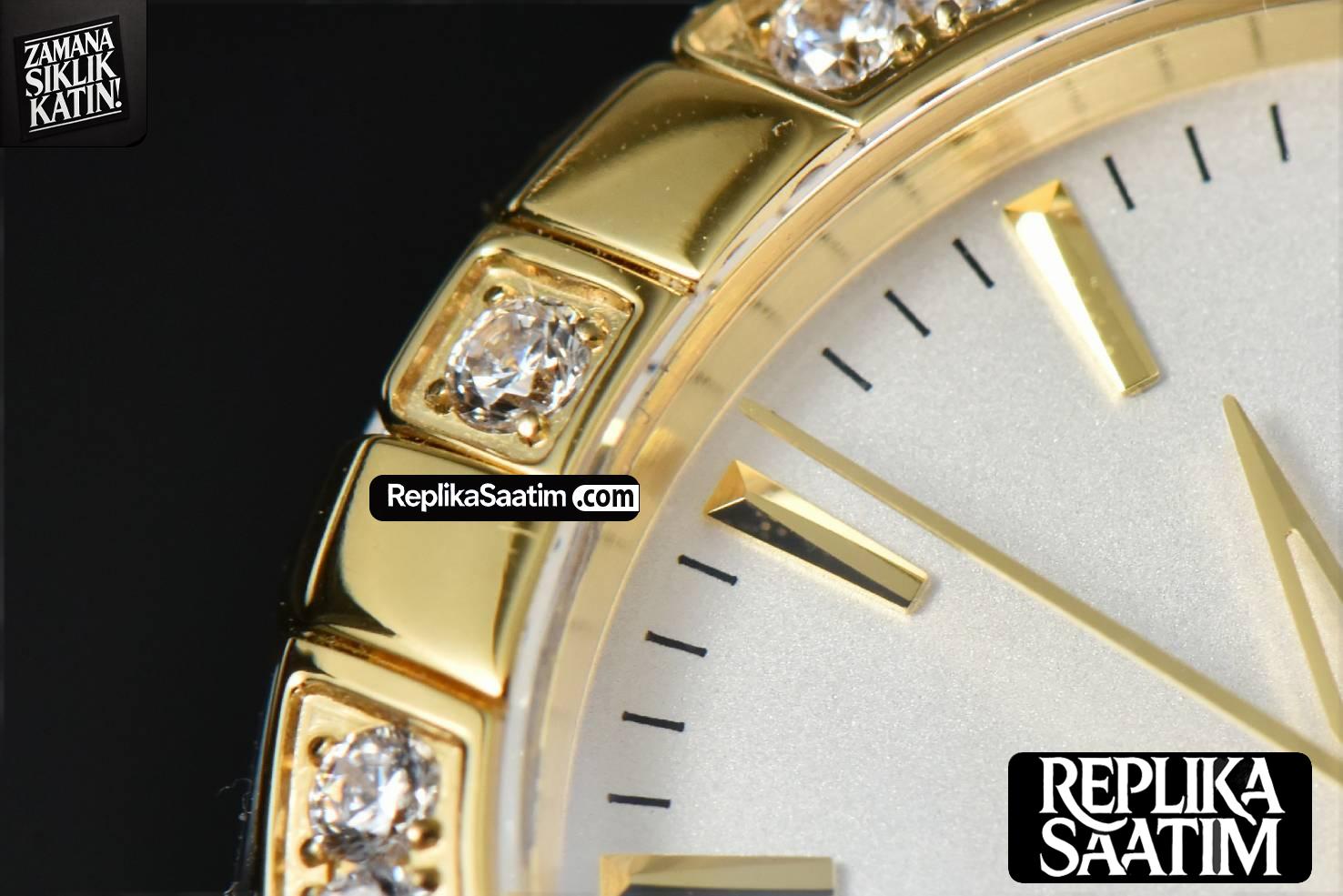 Constellation 29mm TWSF YG Diamond White Dial Stick Marker YG/SS Bracelet A8700 -11