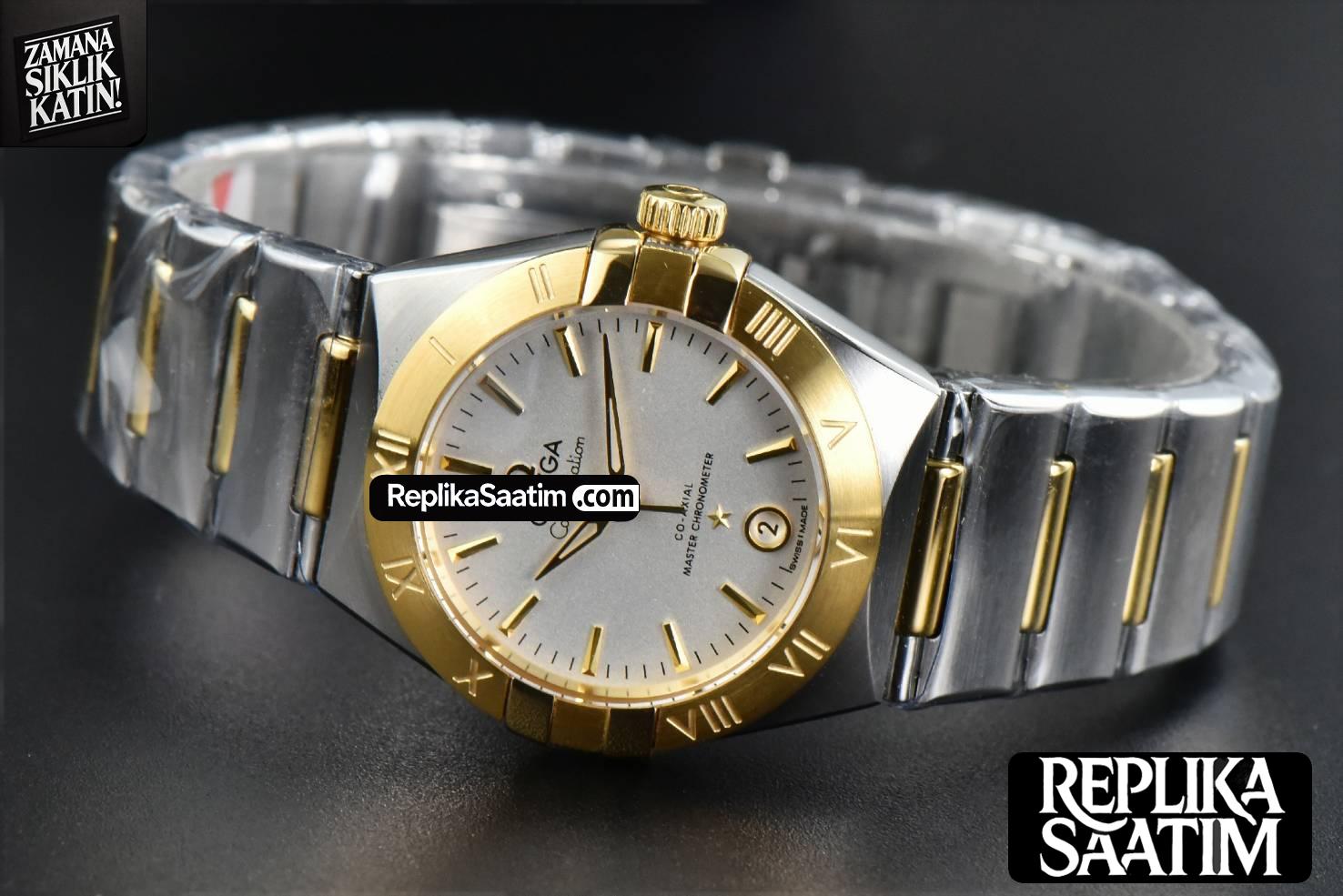 Constellation 29mm TWSF YG White Dial YG/SS Bracelet A8700 -03