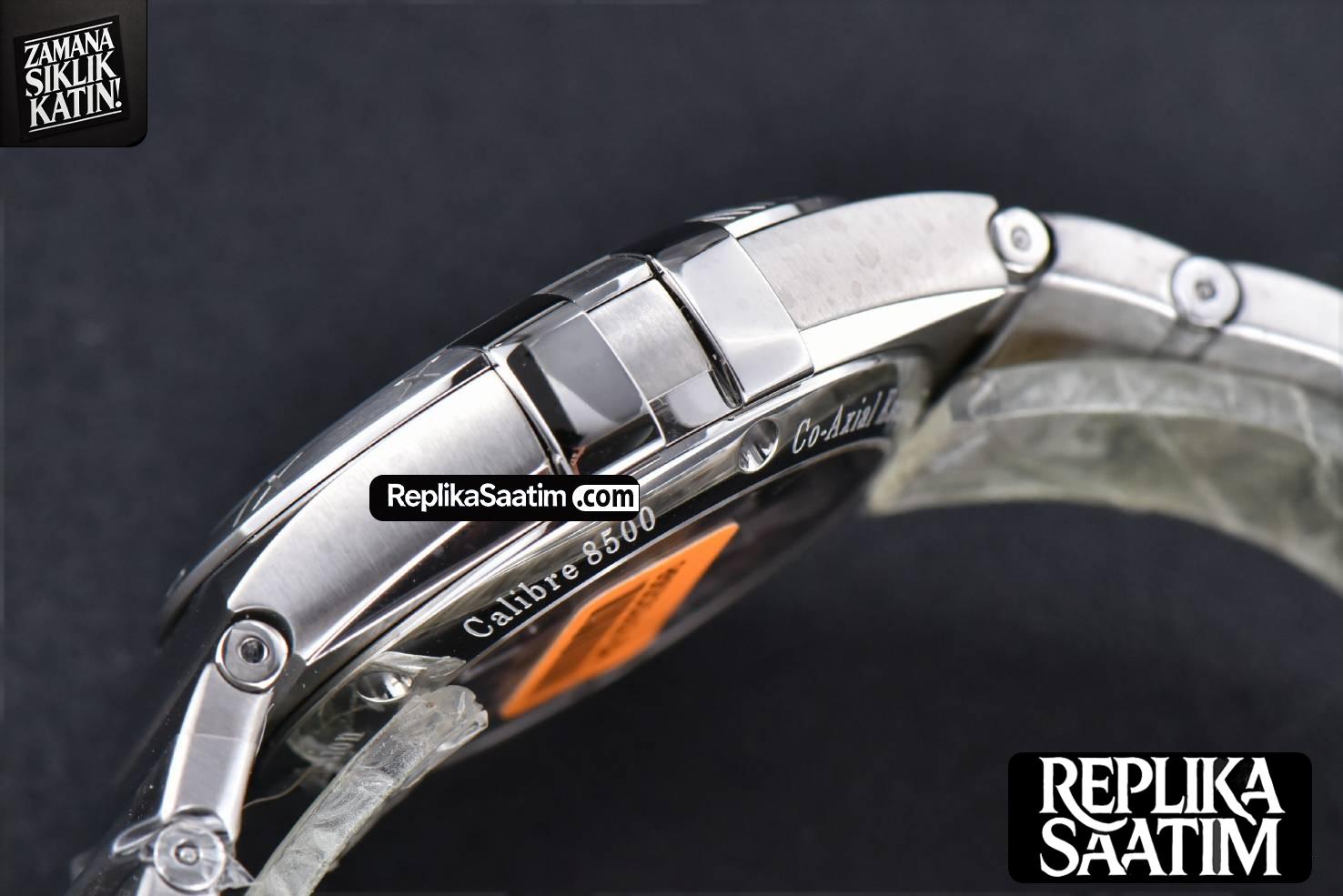 Constellation 38mm SS VSF Black Dial Diamond Markers on SS Bracelet A8500 Super Clone -12