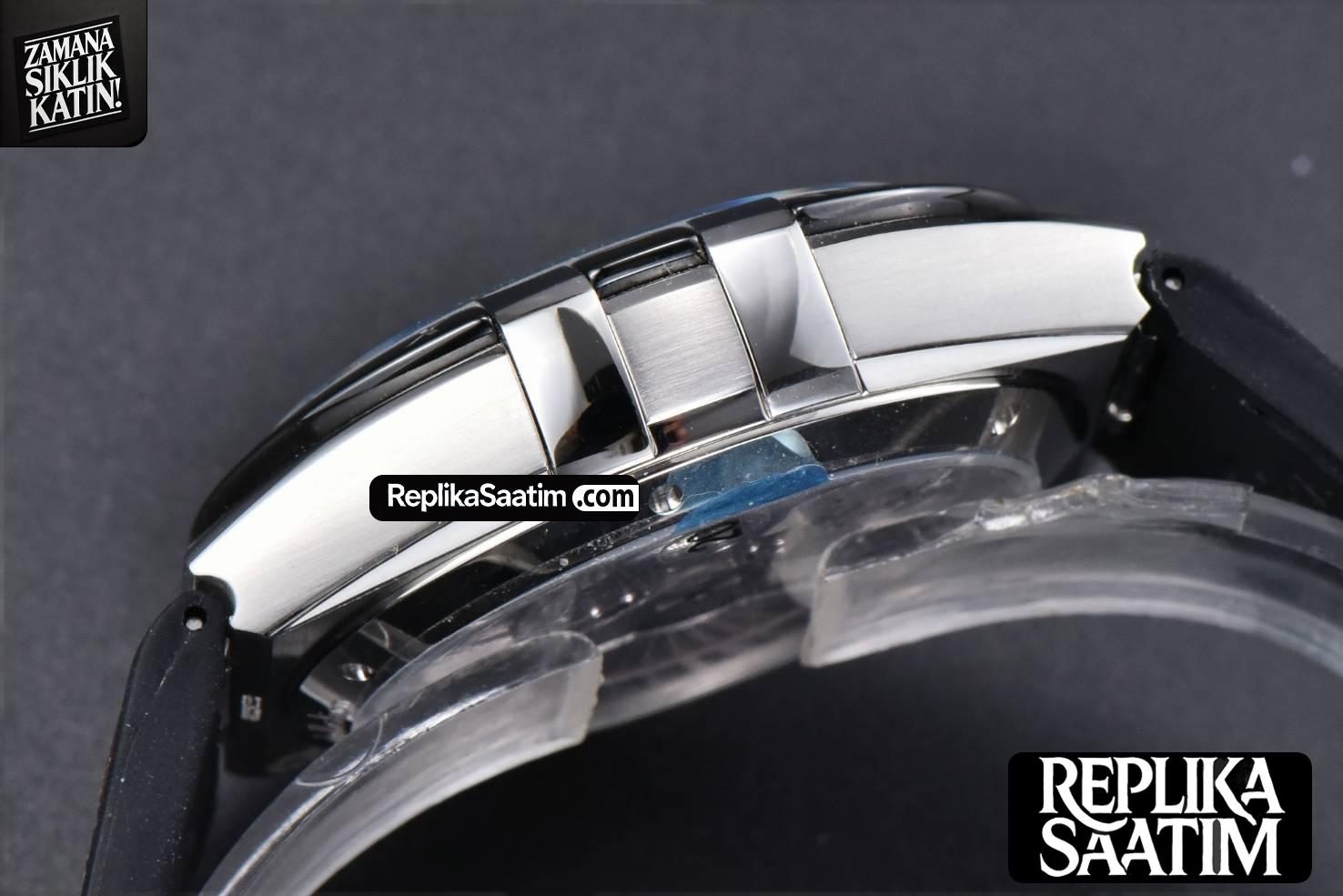Constellation 41mm VSF Black Ceramic Black Dial Black Gummy Strap A8900 -14
