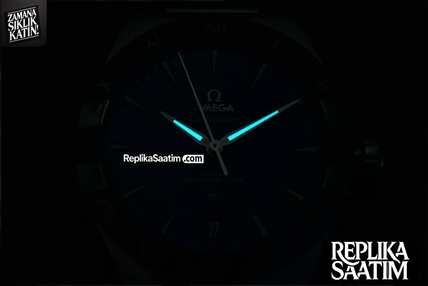 Constellation 41mm VSF Blue Ceramic Blue Dial Blue Gummy Strap A8900 -33