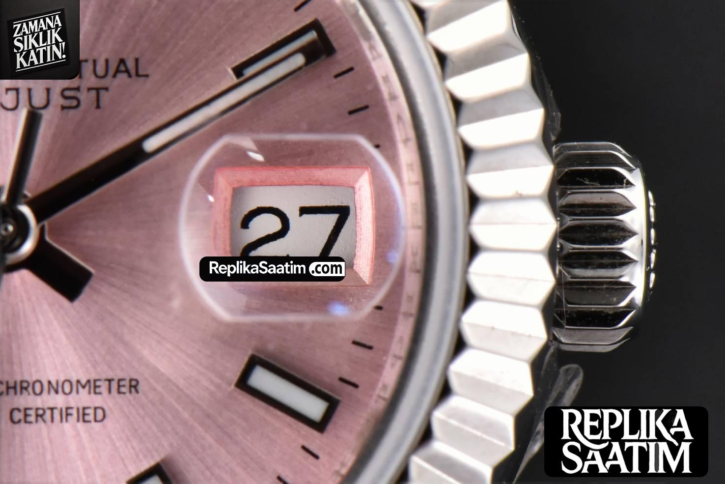 DateJust 28MM Ladies WF Pink Dial Jubilee Bracelet A2236 -07