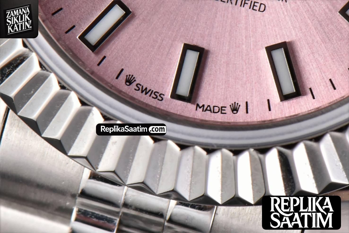 DateJust 28MM Ladies WF Pink Dial Jubilee Bracelet A2236 -09