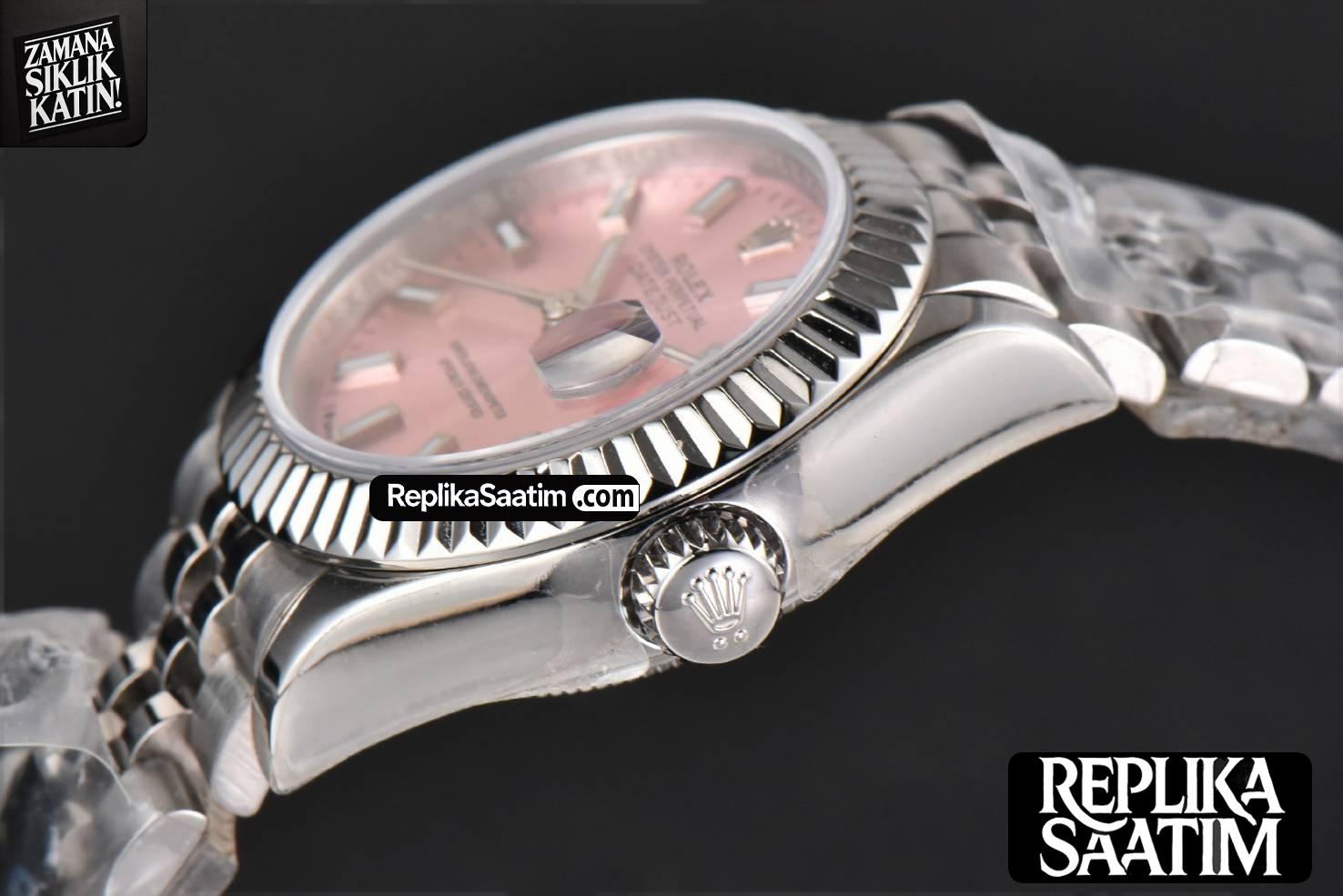 DateJust 28MM Ladies WF Pink Dial Jubilee Bracelet A2236 -10
