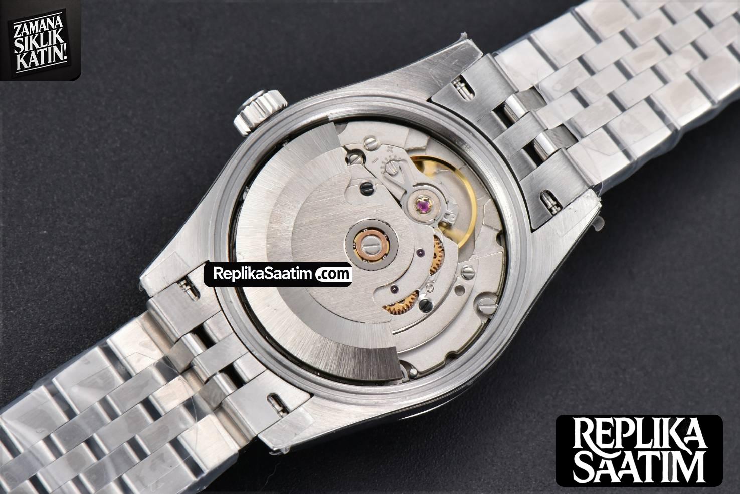 DateJust 31MM 904L GMF Fluted Bezel Blue Flowers Dial Jubilee Bracelet A2824 -21