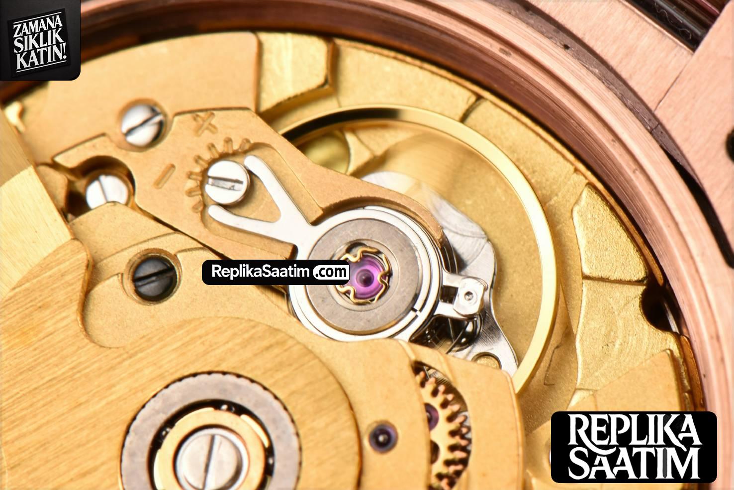 DateJust 31MM Ladies 904L RG WF Diamond Purple Dial Diamond Roma Marker Oyster Bracelet A2671 -21
