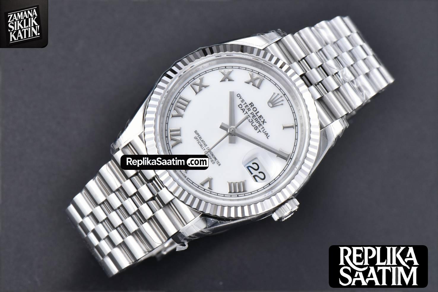 DateJust 36MM 126234 904L VSF White Dial Roma Marker Jubilee Bracelet VS3235 -03