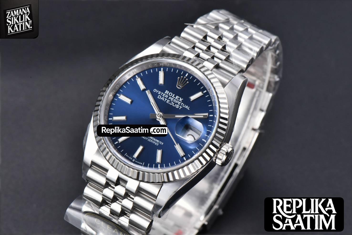 DateJust 36MM 126234 Clean CF Blue Dial Jubilee Bracelet VR3235 -04
