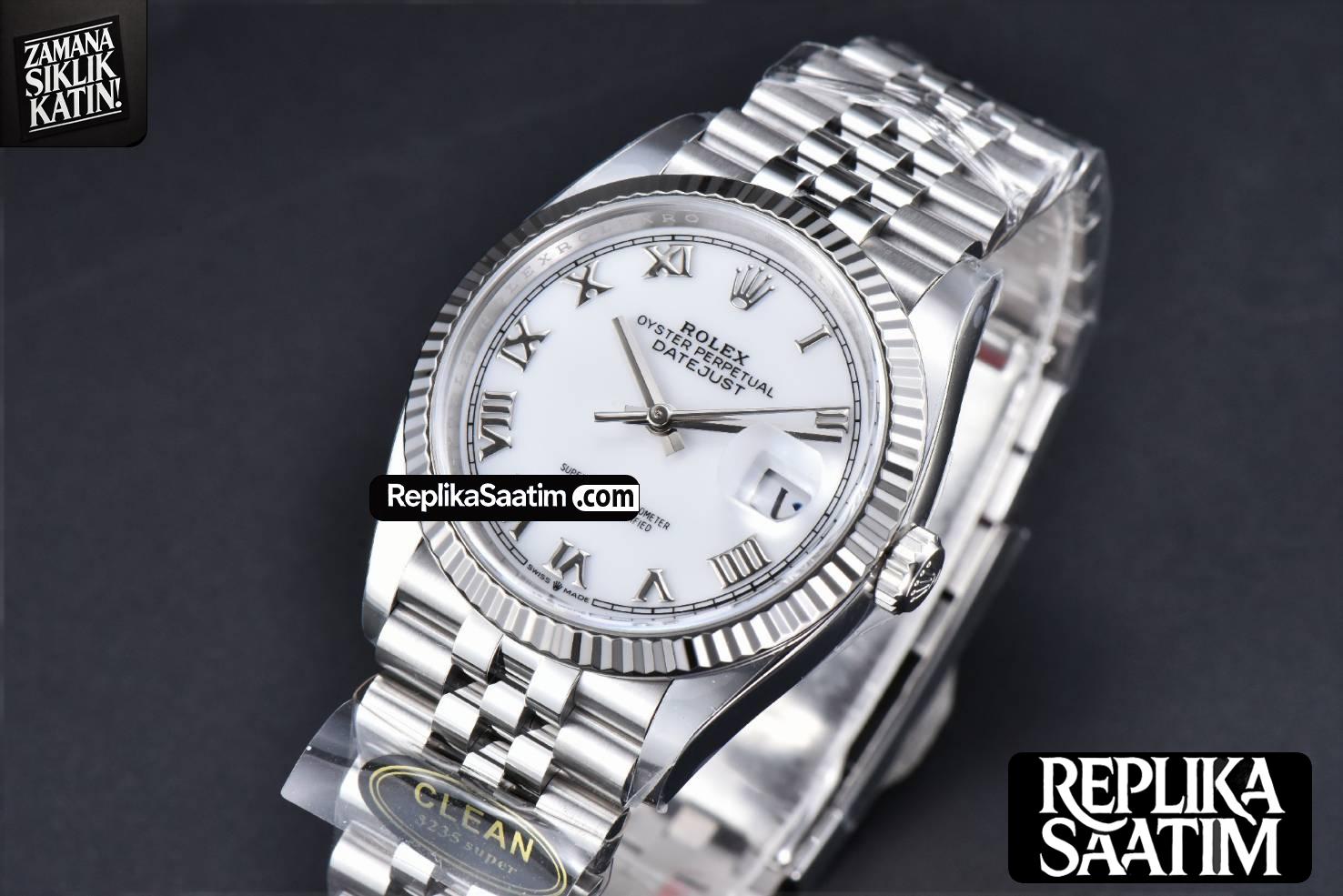 DateJust 36MM 126234 Clean CF white Dial Roma Maker Jubilee Bracelet VR3235 -03
