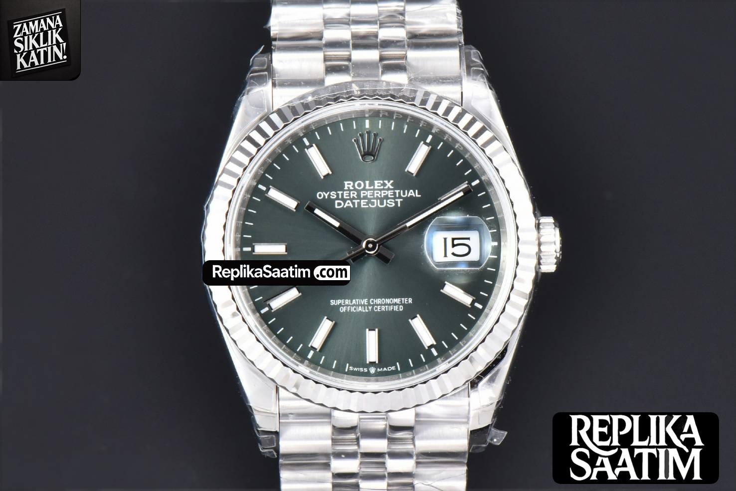 DateJust 36MM 904L VSF Green Dial Jubilee VS3235 -01