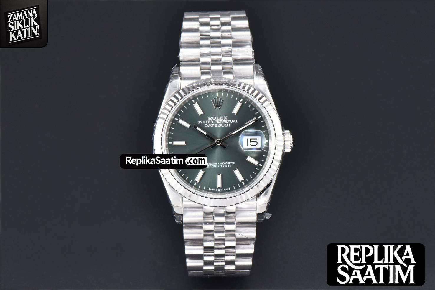 DateJust 36MM 904L VSF Green Dial Jubilee VS3235 -02