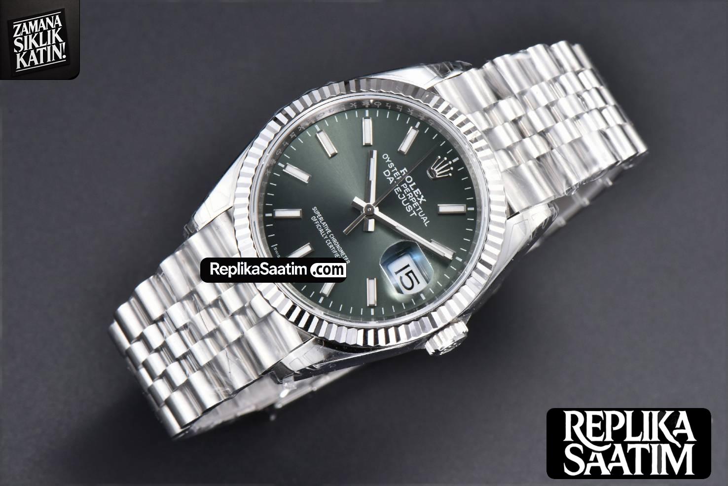 DateJust 36MM 904L VSF Green Dial Jubilee VS3235 -03