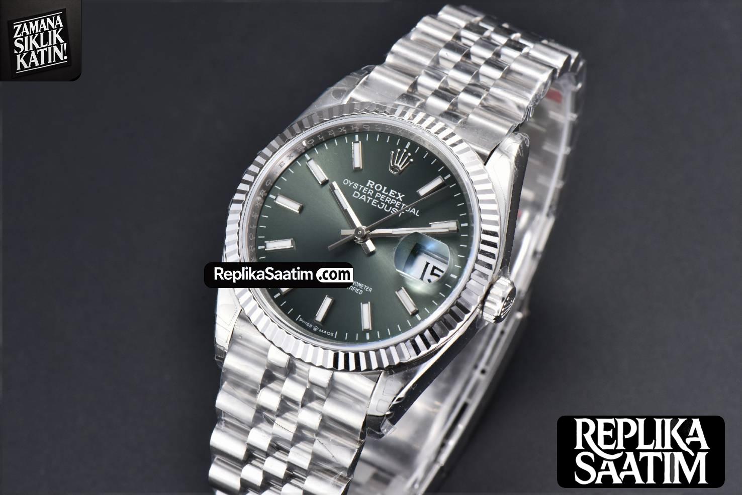 DateJust 36MM 904L VSF Green Dial Jubilee VS3235 -04
