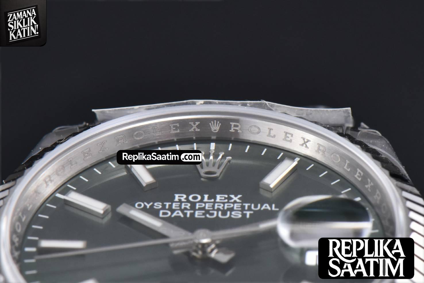 DateJust 36MM 904L VSF Green Dial Jubilee VS3235 -11
