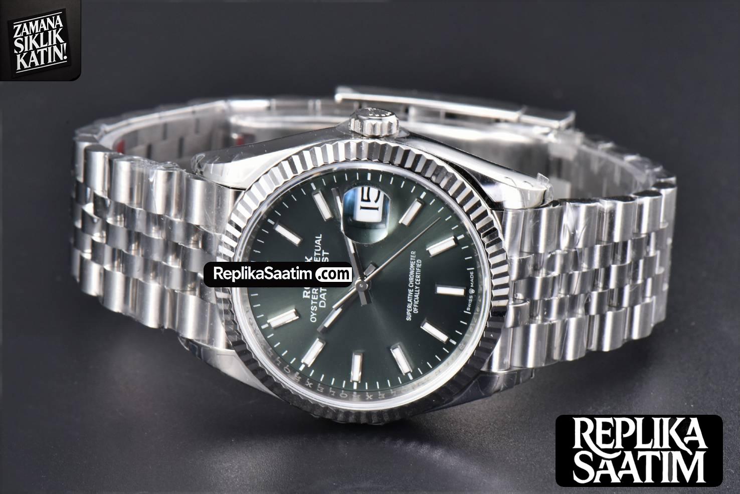 DateJust 36MM 904L VSF Green Dial Jubilee VS3235 -14